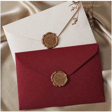 Linen Texture Kraft Envelopes