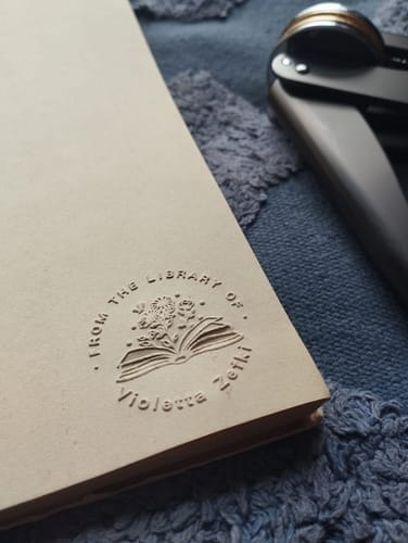 Book Lovers · Personal Library Embosser