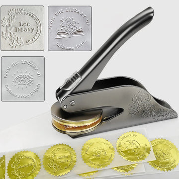 Custom Book Embosser | Personalized Seal Stamp Embosser