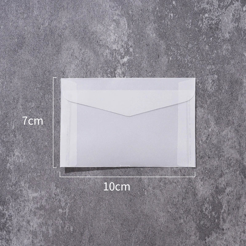 Minimalist Translucent Vellum Envelopes