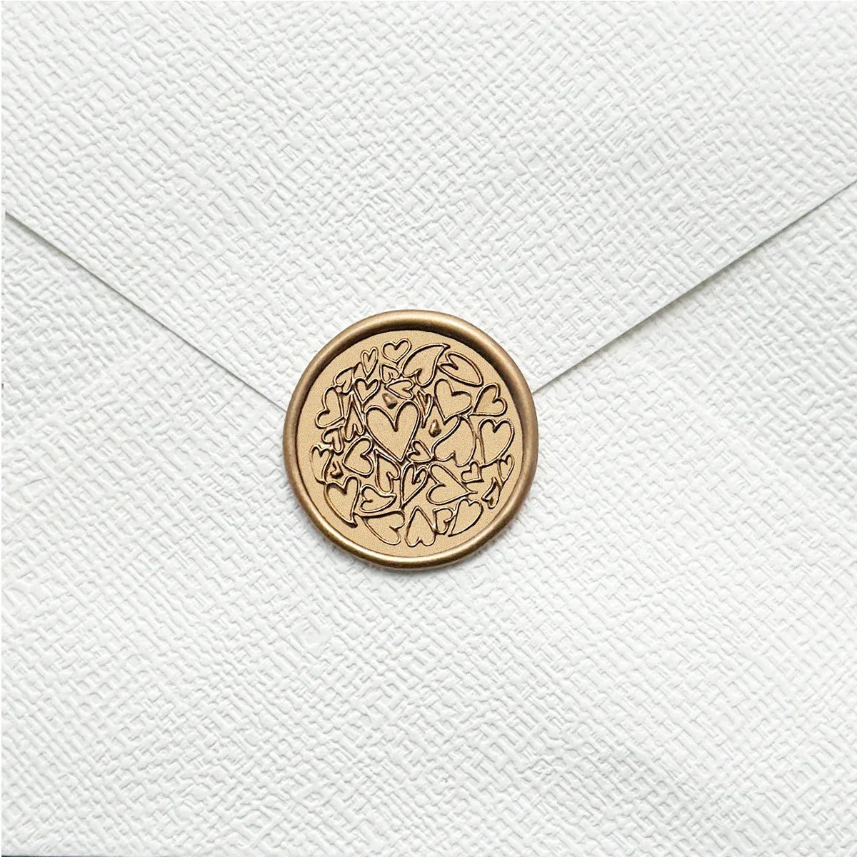 Line Art Heart Wax Seal Stamp
