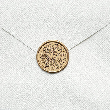 Line Art Heart Wax Seal Stamp