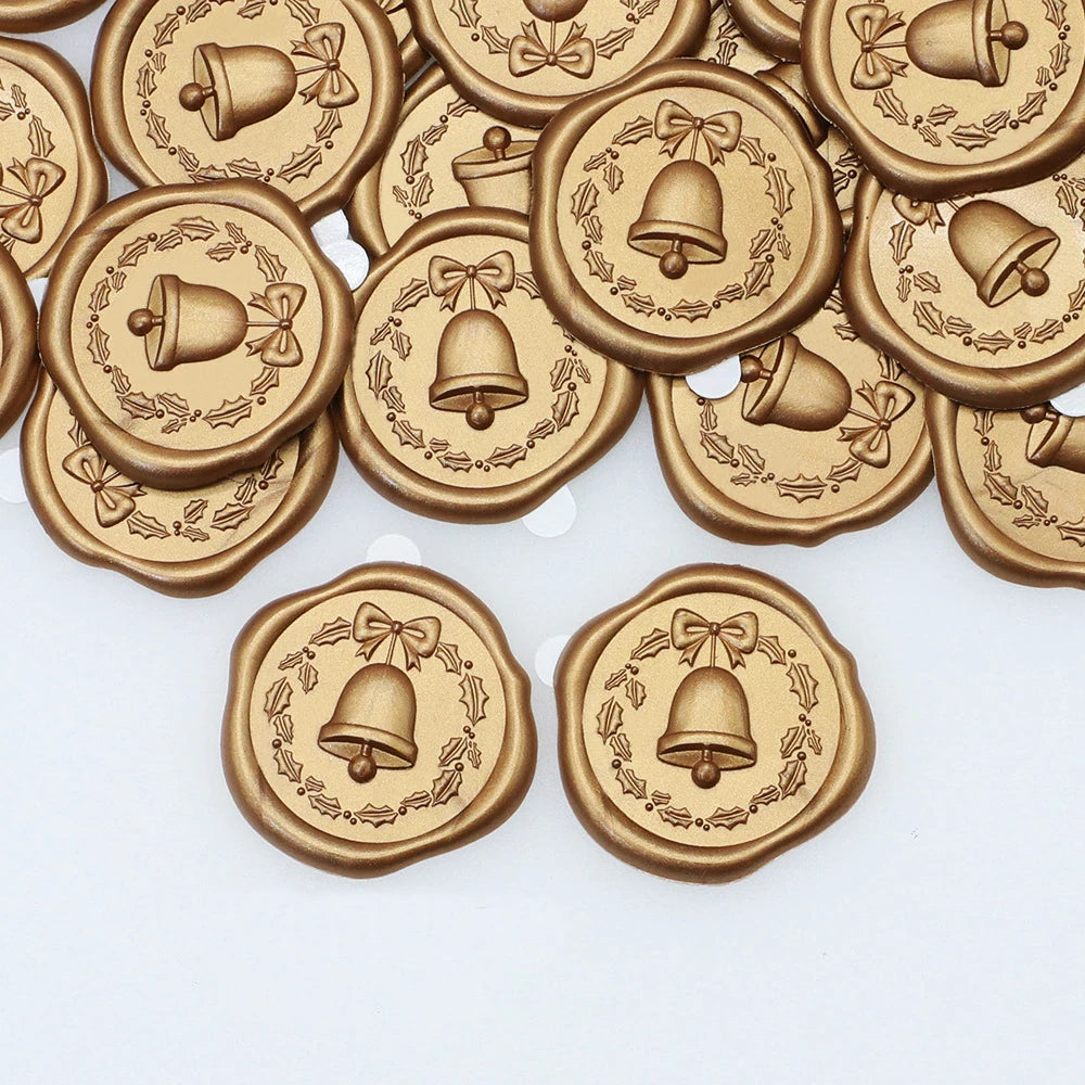 Pre-Designed  Self-Adhesive Wax Seal Stickers