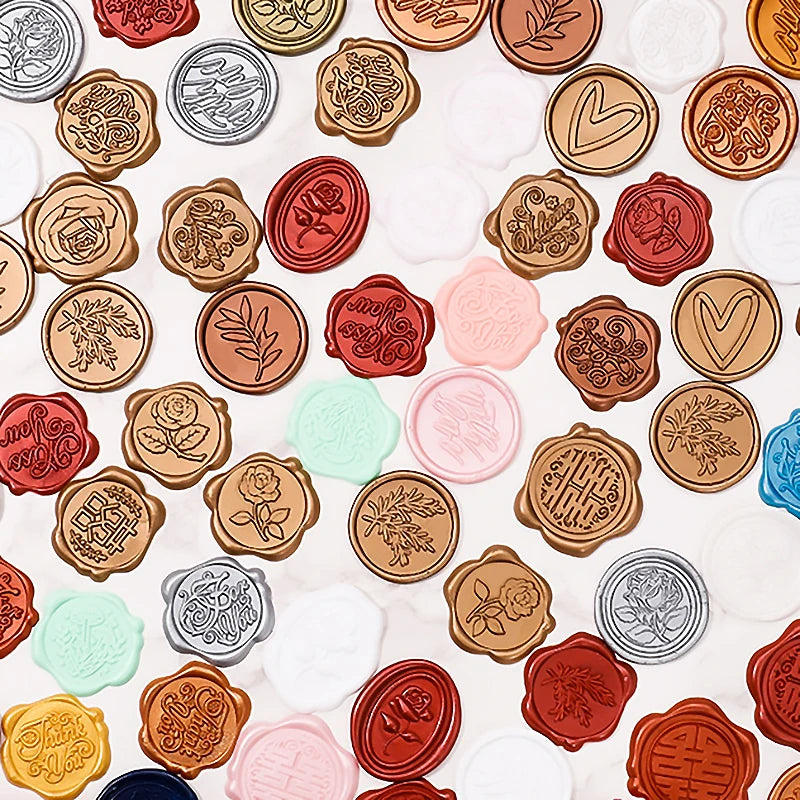 Pre-Designed  Self-Adhesive Wax Seal Stickers