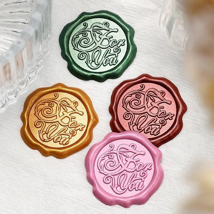 Pre-Designed  Self-Adhesive Wax Seal Stickers