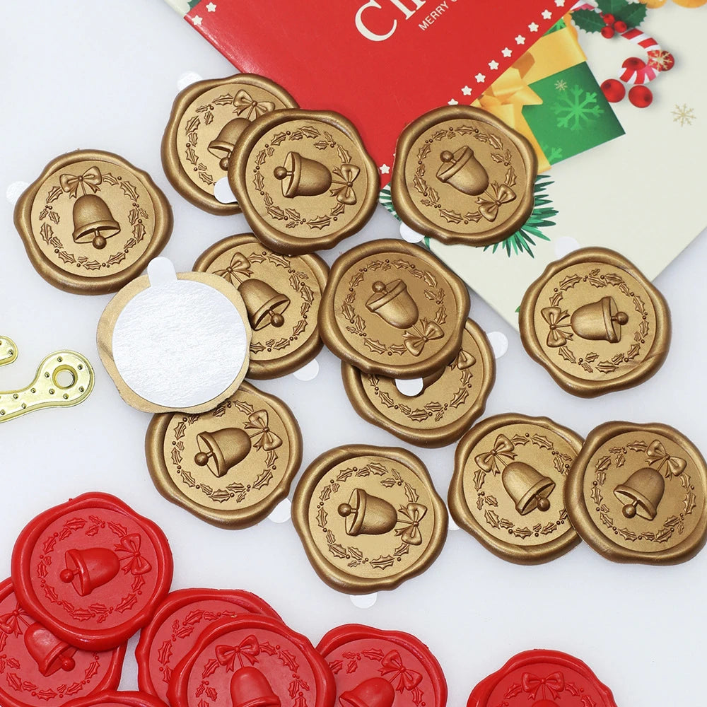 Pre-Designed  Self-Adhesive Wax Seal Stickers