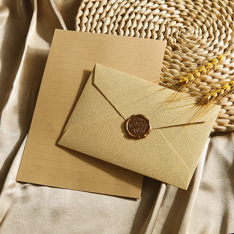 Linen Texture Kraft Envelopes
