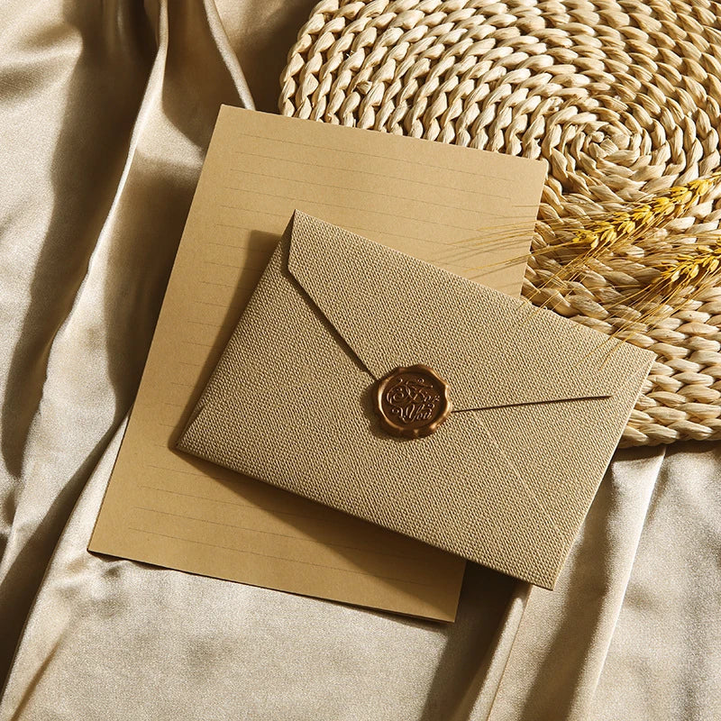 Linen Texture Kraft Envelopes