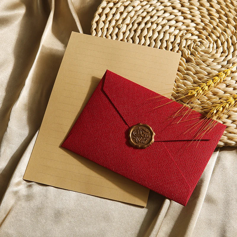 Linen Texture Kraft Envelopes