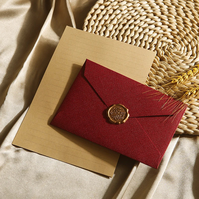 Linen Texture Kraft Envelopes