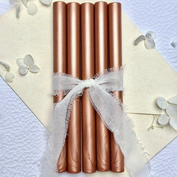 Rose Gold Glue Gun Sealing Wax Sticks