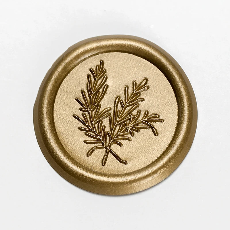 Pre-Designed  Self-Adhesive Wax Seal Stickers
