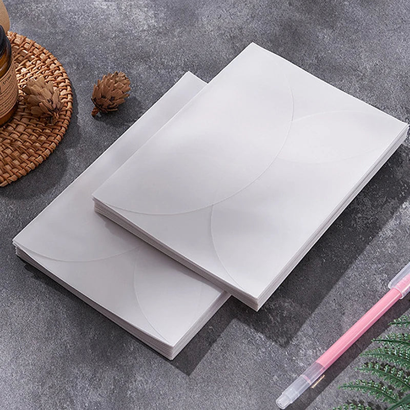 Minimalist Translucent Vellum Envelopes