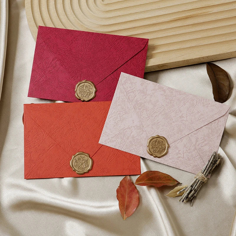 Vintage Tree Pattern Envelopes