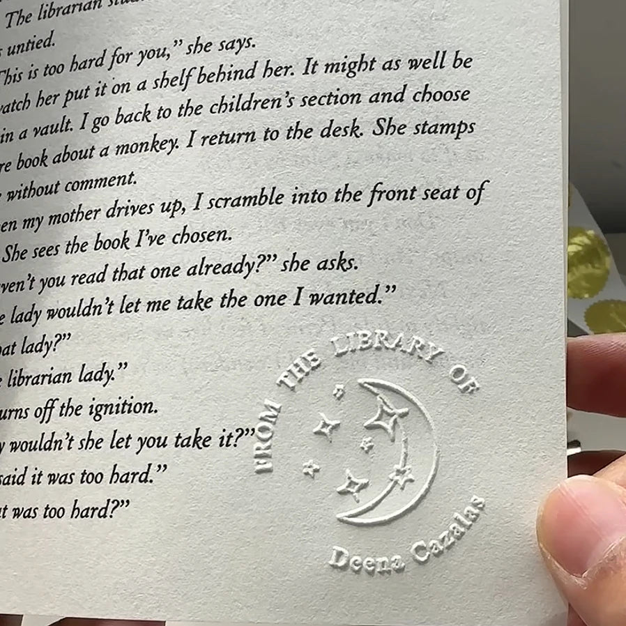 Custom Book Embosser | Personalized Seal Stamp Embosser