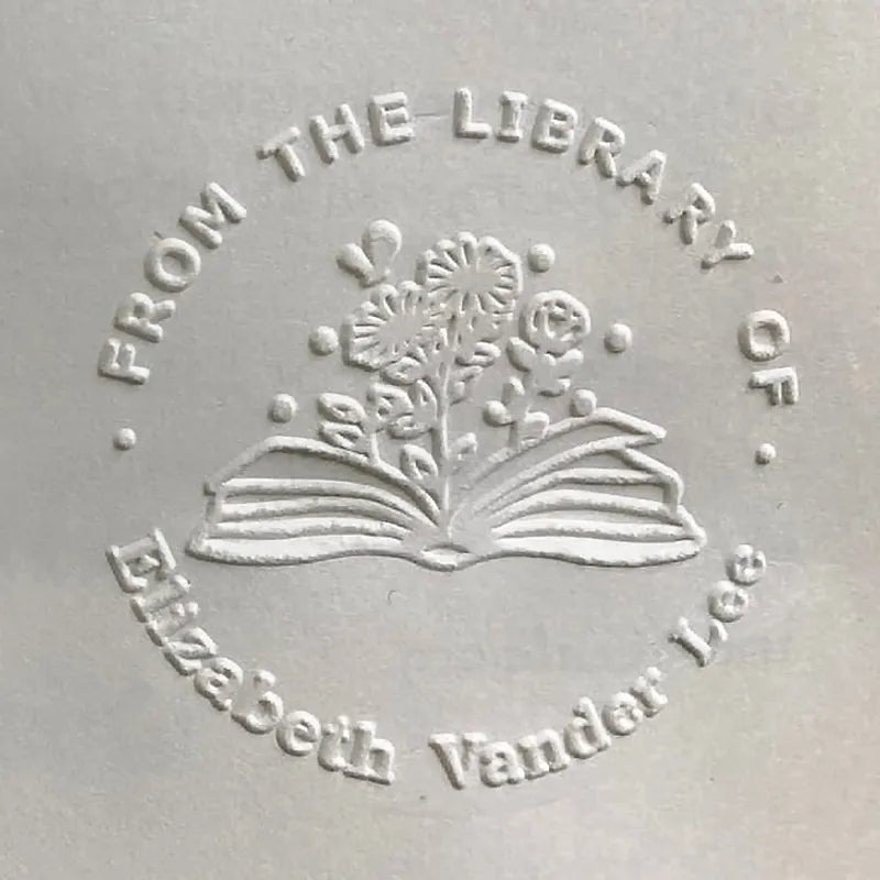 Custom Book Embosser | Personalized Seal Stamp Embosser