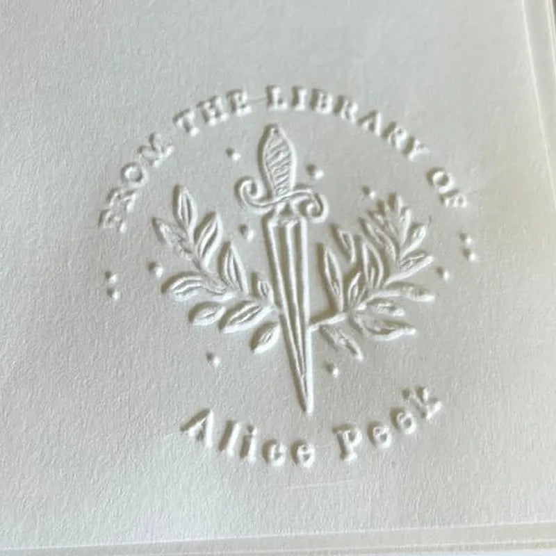 Custom Book Embosser | Personalized Seal Stamp Embosser