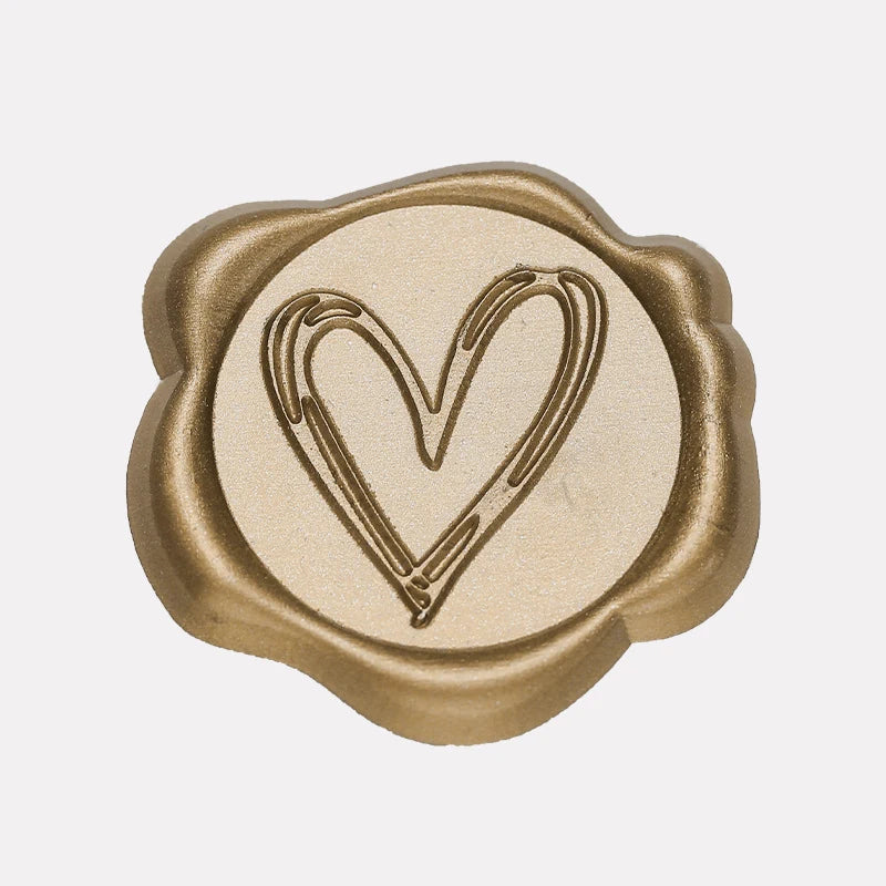 Pre-Designed  Self-Adhesive Wax Seal Stickers