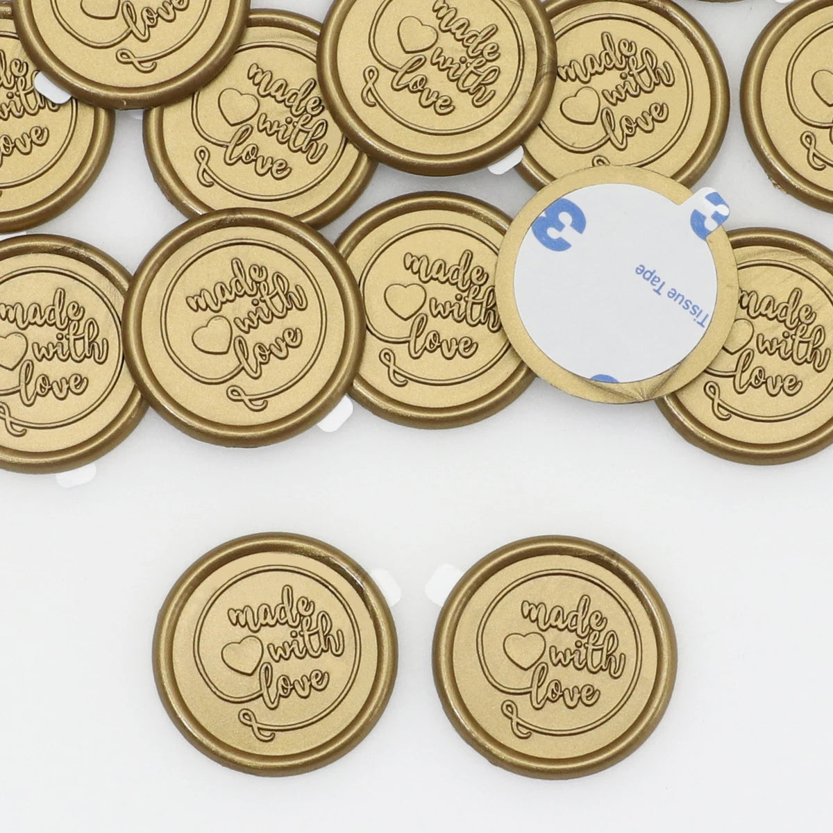 Pre-Designed  Self-Adhesive Wax Seal Stickers