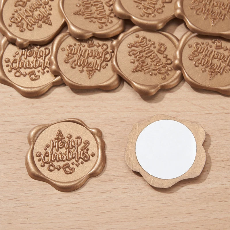 Pre-Designed  Self-Adhesive Wax Seal Stickers