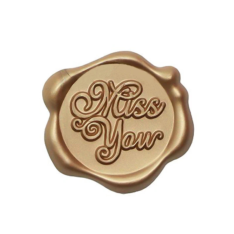 Pre-Designed  Self-Adhesive Wax Seal Stickers