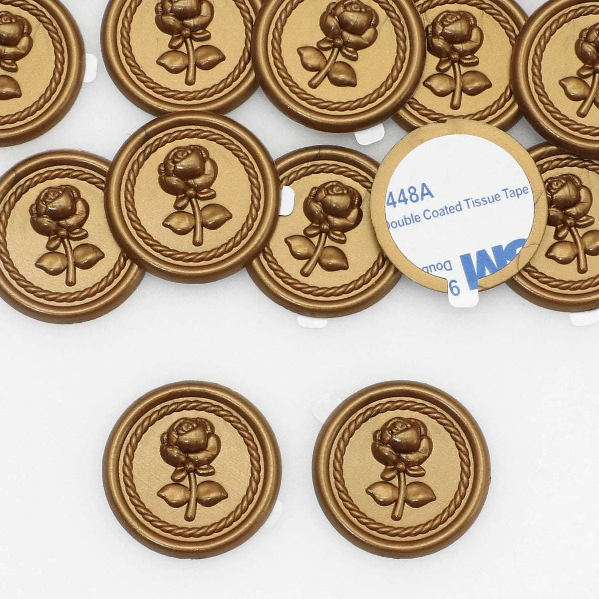 Pre-Designed  Self-Adhesive Wax Seal Stickers