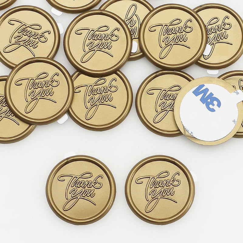 Pre-Designed  Self-Adhesive Wax Seal Stickers