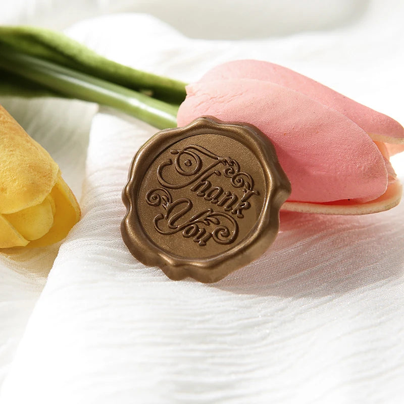 Pre-Designed  Self-Adhesive Wax Seal Stickers