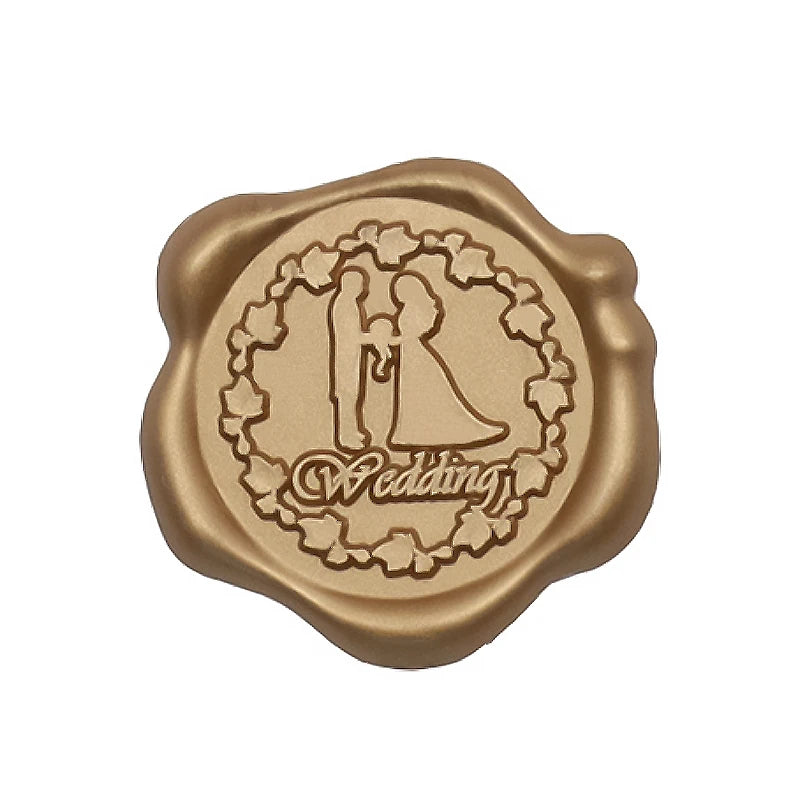 Pre-Designed  Self-Adhesive Wax Seal Stickers