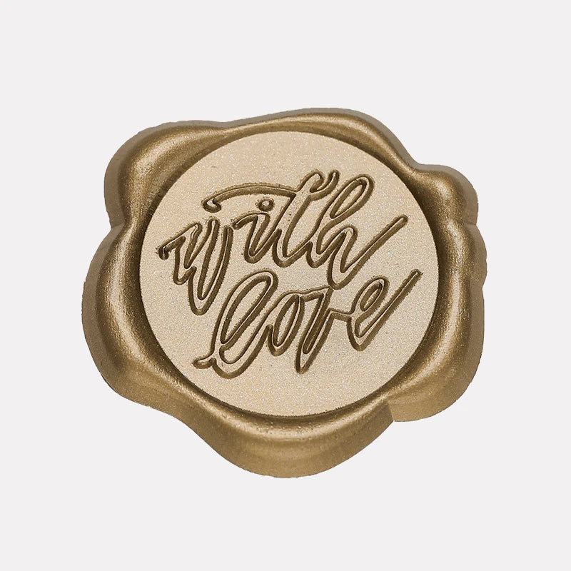 Pre-Designed  Self-Adhesive Wax Seal Stickers